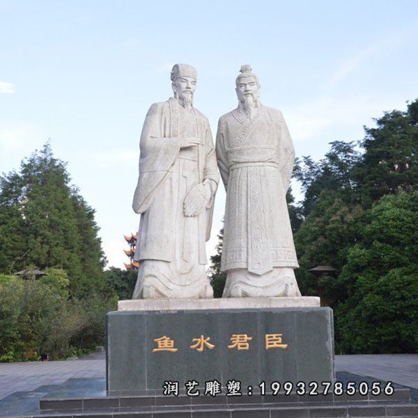 商场诸葛亮人物石雕