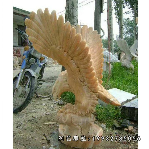 老鹰动物公司石雕