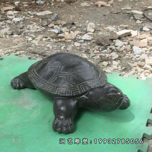 乌龟动物校园石雕