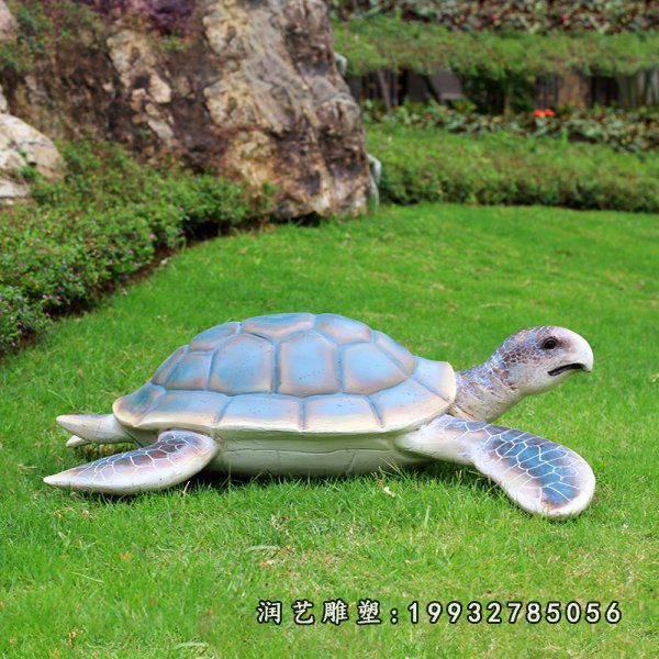 游乐场玻璃钢乌龟动物雕塑