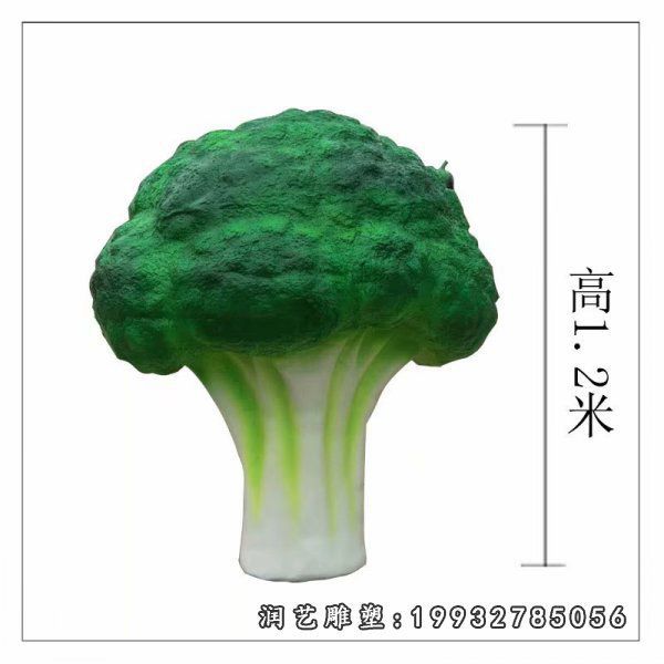步行街玻璃钢西兰花景观雕塑