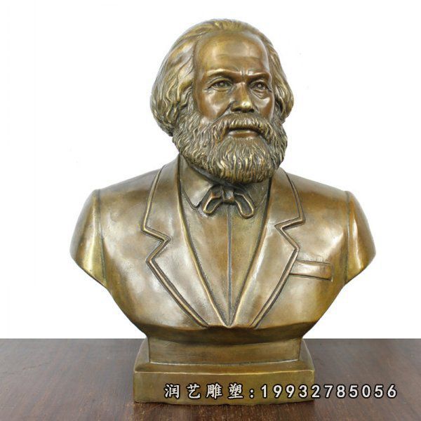 马克思人物广场铜雕