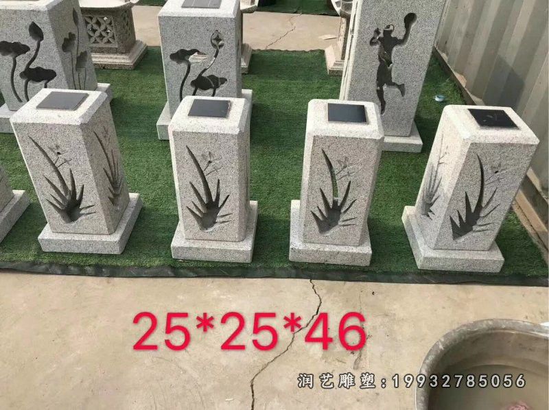 游乐场石灯景观石雕