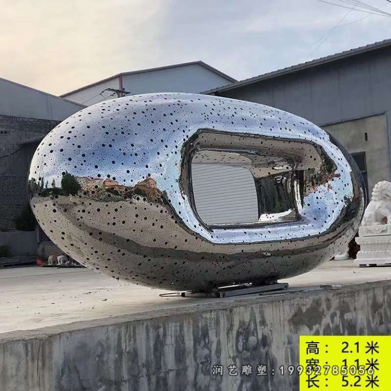 不锈钢抽象景观园林雕塑