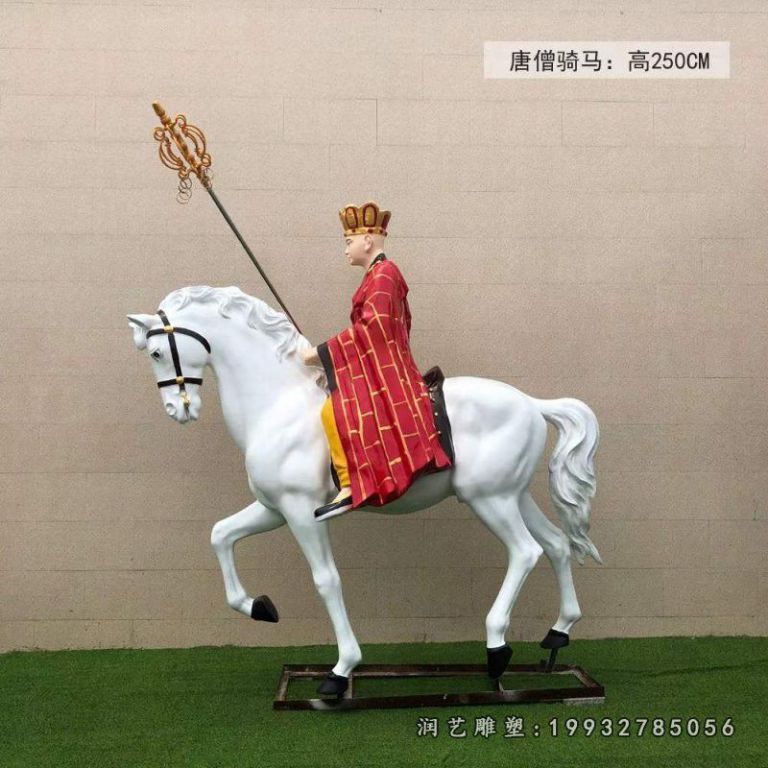 玻璃钢西游记街道雕塑