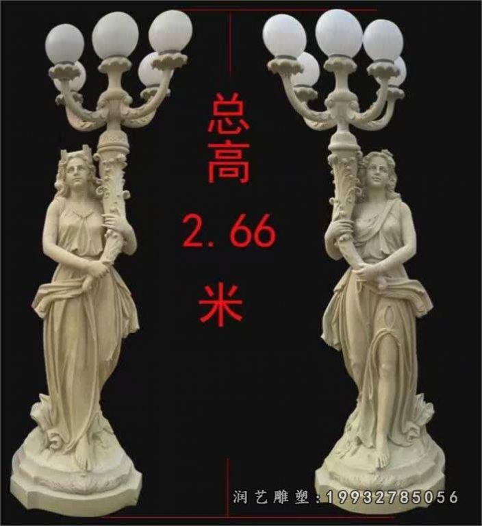 西方人物城市石雕